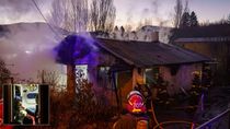 El nuevo incendio afectó una vivienda en San Martín de los Andes.