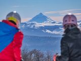 Dos hermanos esquiadores de San Martín pujan por Chapelco