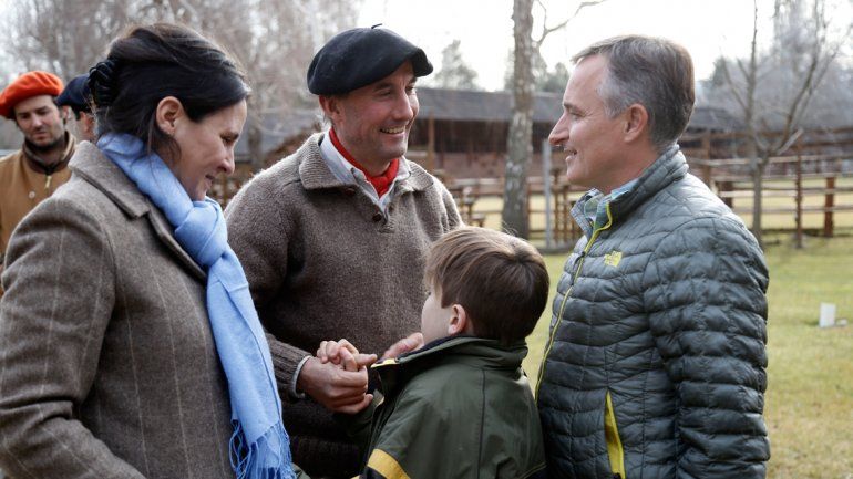 El candidato de Cambiemos estuvo de campaña en el sur de la provincia.