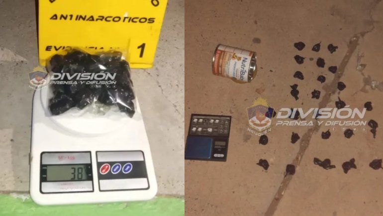 Descubrieron a un joven vendiendo droga en el Parque Central