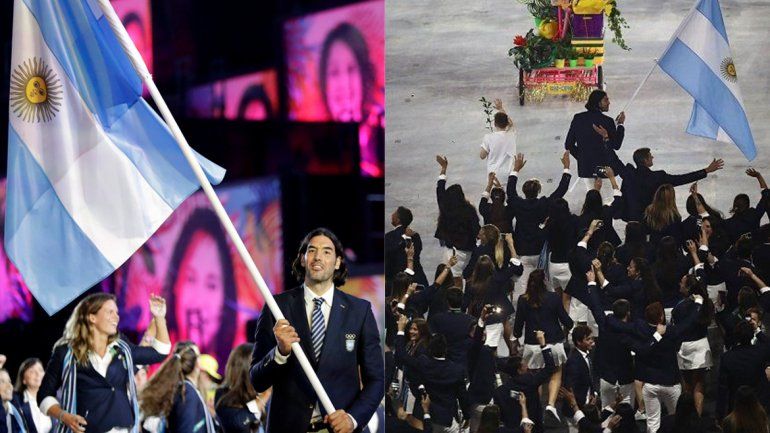 Los argentinos ya disfrutan de la gran fiesta de inauguración de los Juegos Olímpicos