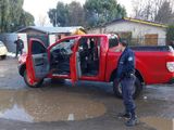 La Policía logró apresar a uno de los cuatro ladrones.