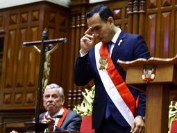 Tras la destitución de Dina Boluarte, José Jerí fue nombrado presidente interino de Perú y duró 130 días en el cargo. Tras la destitución de Dina Boluarte, José Jerí fue nombrado presidente interino de Perú y duró 130 días en el cargo.