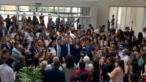 Los militantes que vencieron el calor para darle su apoyo a Gutiérrez