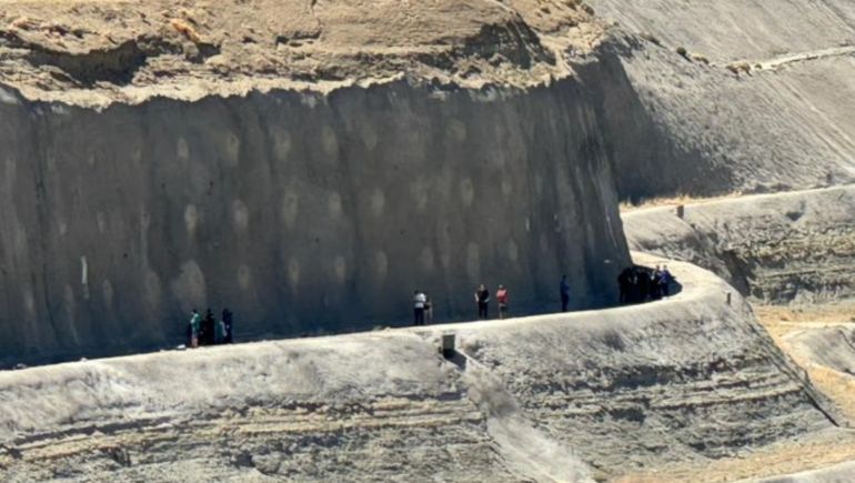La zona difícil donde encontraron a Diego Seron en Comodoro.