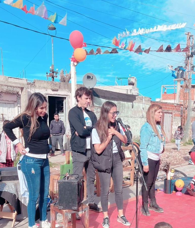 Con ayuda de Asociar, la entidad que fundó Roberto García Moritán, participaron del festejo que organizó el comedor Caras sucias.