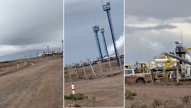 Tragedia en Vaca Muerta: el video de la fuga que provocó la muerte de los petroleros en Rincón del Mangrullo
