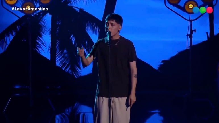 Joaquín Martínez está en los cuartos de finales de La Voz Argentina 
