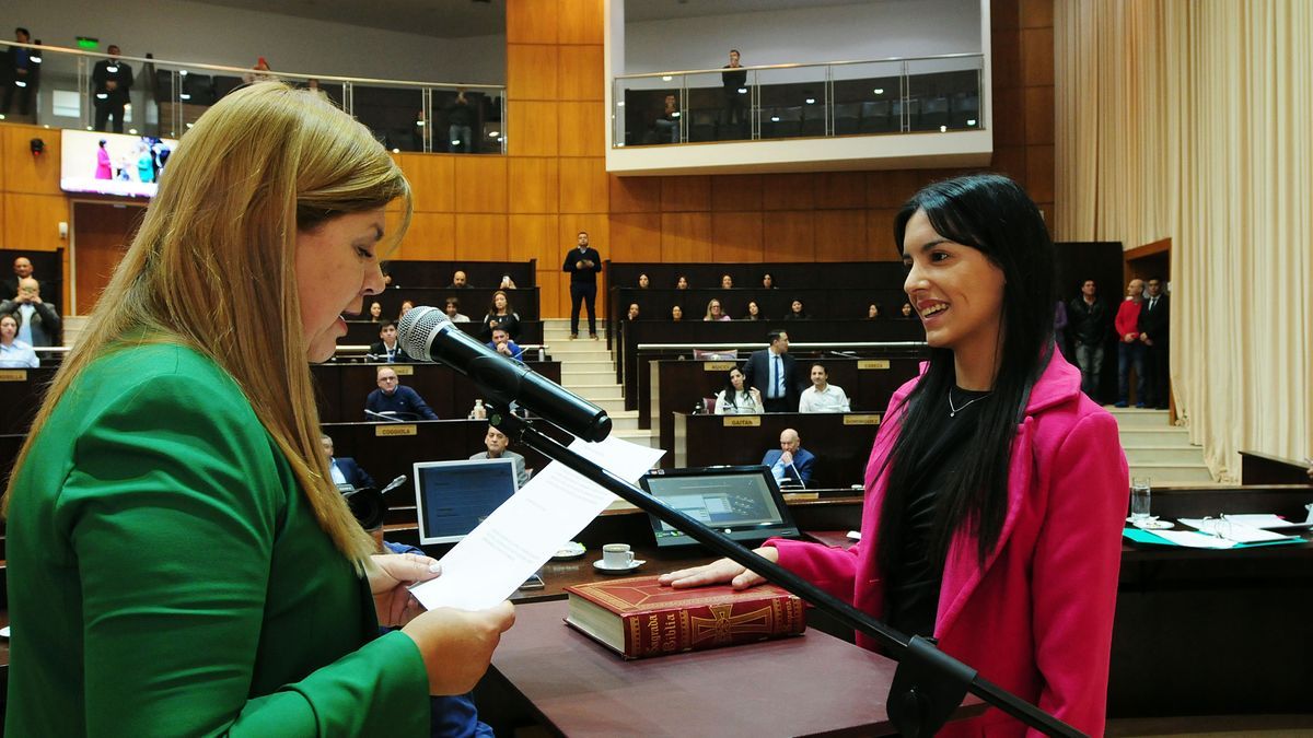 La diputada que asumió será la más joven de la Legislatura.