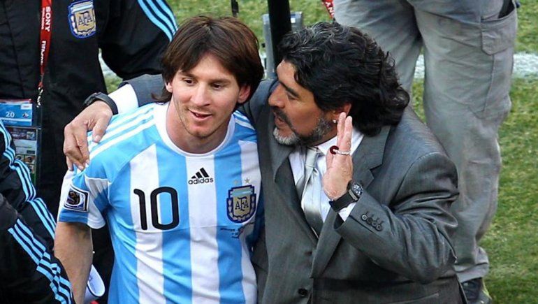 El mensaje de Messi para Diego: Te queremos ver bien