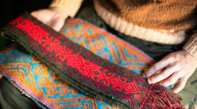 El tejido que se produce en el interior de Neuquén. El tejido que se produce en el interior de Neuquén.