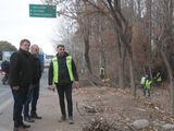 Avenida Mosconi: la Municipalidad monta un gran operativo para limpiar una ruta nacional