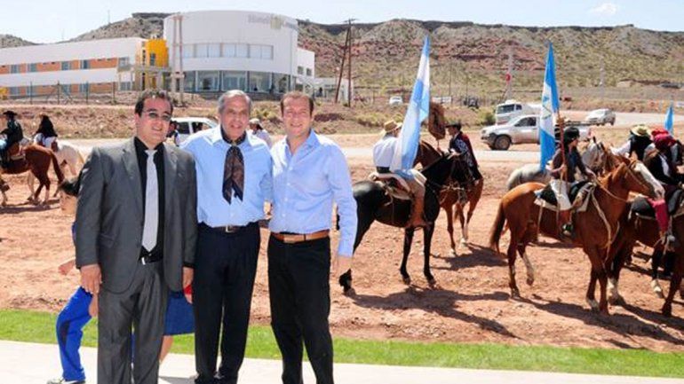 Sapag estuvo con Gutiérrez y Díaz.