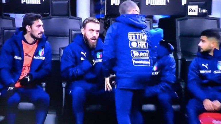 De Rossi al DT de Italia: ¿Para qué voy a entrar? Tenemos que ganar