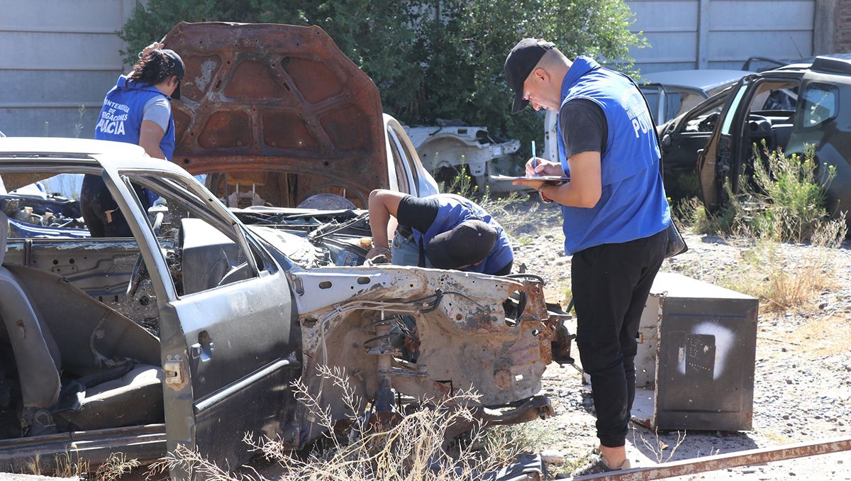 Obligan a un desarmadero a retirar los autos de la calle: había dos robados
