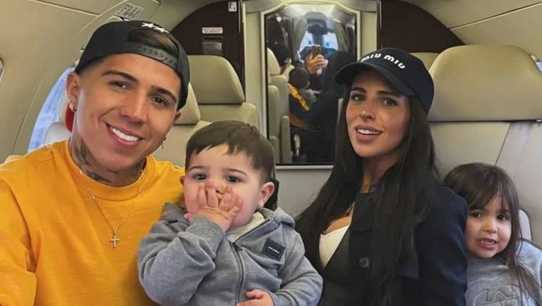 Así recibió Enzo Fernández a Valentina Cervantes y su hijo tras la renuncia a MasterChef