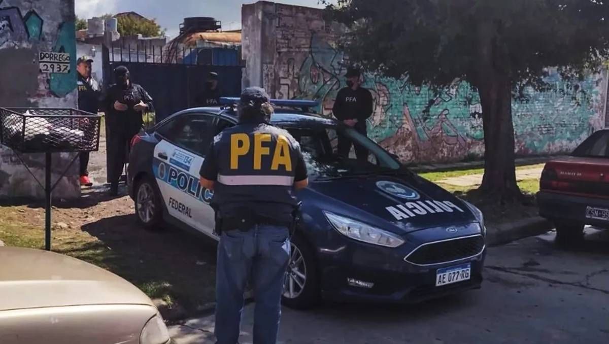 La casa donde estaba cautiva a la mujer