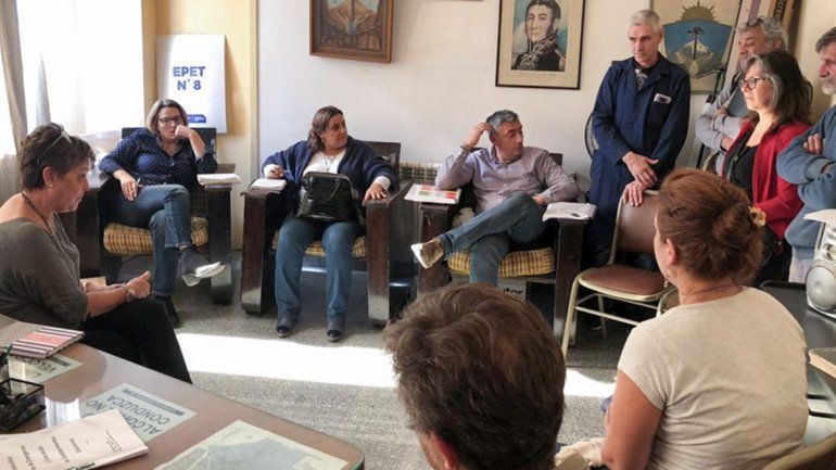 Storioni recorrió el CPEM 46 y el EPET 8: Han sido dos encuentros muy positivos