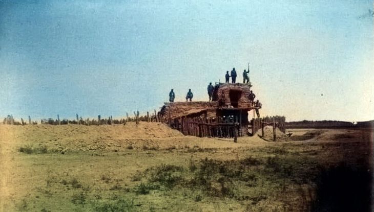 Fortín primera división donde estuvo la Estancia Cabo Alarcón. Foto: Más Neuquén. Fortín primera división donde estuvo la Estancia Cabo Alarcón. Foto: Más Neuquén.