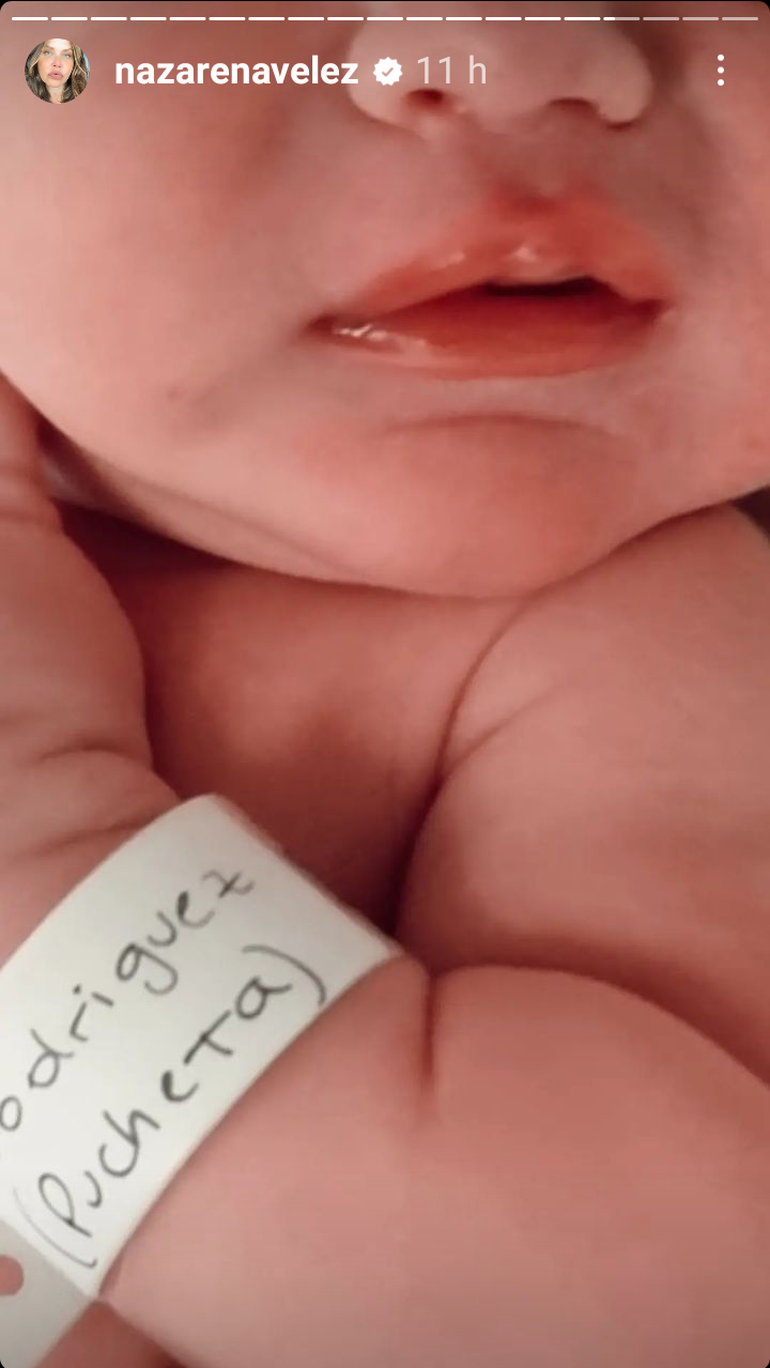 La abuela Nazarena compartió las primeras imágenes de Salvi.