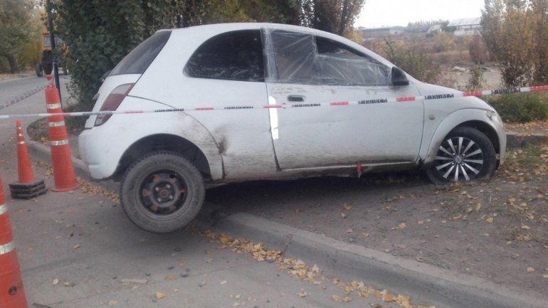 El Ford Ka fue secuestrado. Adentro estaba el plasma robado.
