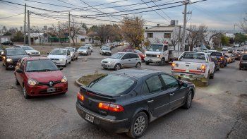 La calle Chrestía es una salida a la Ruta 7 por la obra del nodo vial.