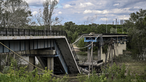 la ciudad ucraniana en la que ya no hay ningun puente en pie