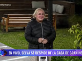 Selva abandonó Gran Hermano