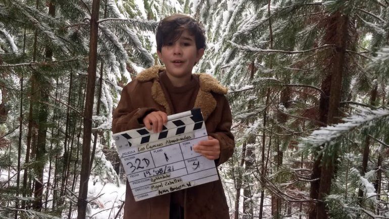 Borja, el niño actor de Villa Pehuenia que triunfa en una película nacional