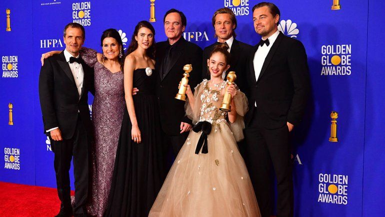 Tarantino sonrió más que el Guasón en la gala de los Globo de Oro