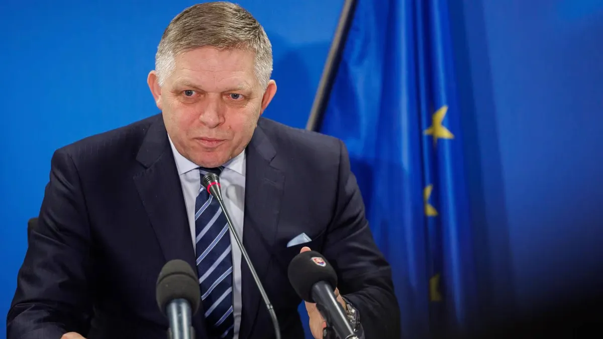 atacaron a tiros al primer ministro de Eslovaquia y está internado thumbnail