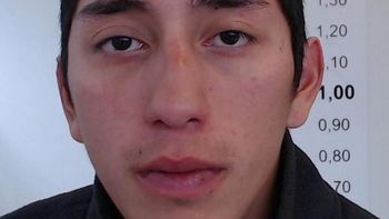 Elías Notao, detenido en Puerto Madryn. Elías Notao, detenido en Puerto Madryn.