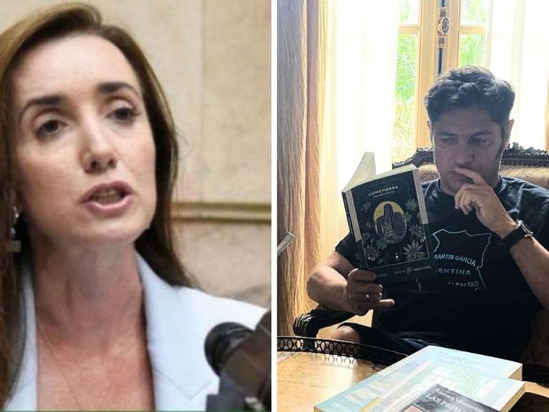 Victoria Villarruel y Axel Kicillof se volvieron a cruzar por el libro Cometierra: ¡Con nuestros niños no te metas!