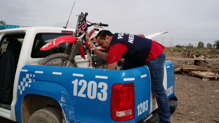 La moto enduro de 250cc había sido robada en octubre.