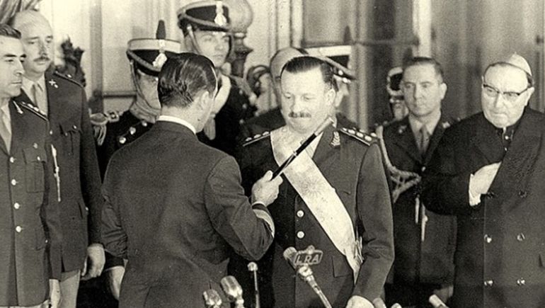 Juan Carlos Onganía protagonizó el Golpe que derrocó a Arturo Illia.