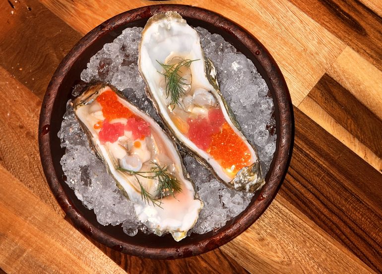 Ostras deliciosas en Carmela. Ostras deliciosas en Carmela.