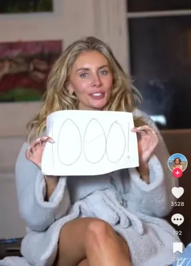 Bonnie Blue, la modelo que impulsó este reto. Bonnie Blue, la modelo que impulsó este reto.