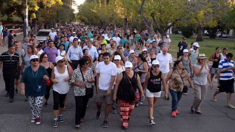 Realizaron una caminata en homenaje a Don Felipe Sapag