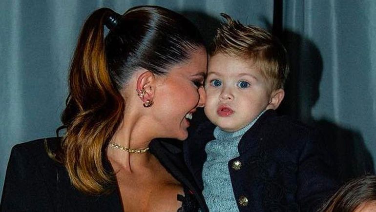 La China Suárez mostró la primera sesión de fotos de Amancio.