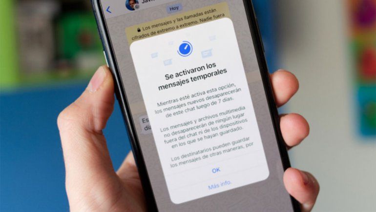 WhatsApp: los mensajes temporales comienzan a llegar a todos los usuarios