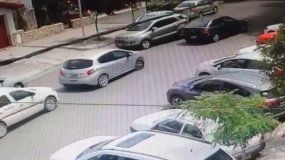 Video: dejó el cómplice a pata, huyó en contramano de la Policía y chocó
