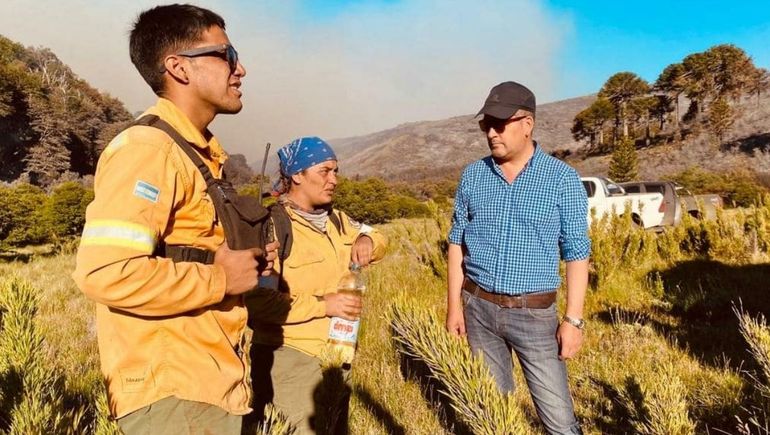 El intendente de Aluminé habló sobre la caída del helicóptero en Quillén