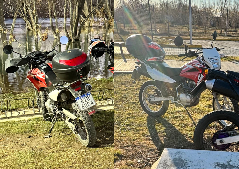 Se solicitó que cualquier información sobre la moto sea informada a la Policía. Su patente es A106UBA.