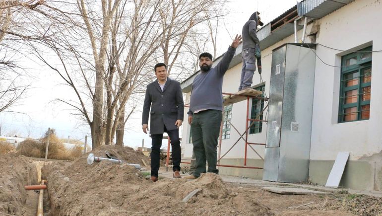 Casi 400 estudiantes se benefician con la obra de gas natural en la escuela rural de San Francisco