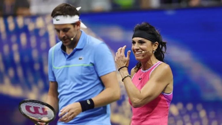 Gabriela Sabatini y Juan Martín Del Potro