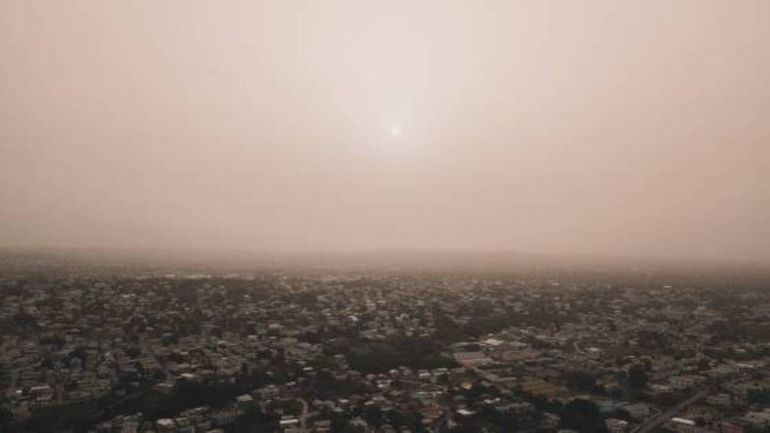 Una ola de polvo que afectará varios países. Foto: México 2020.