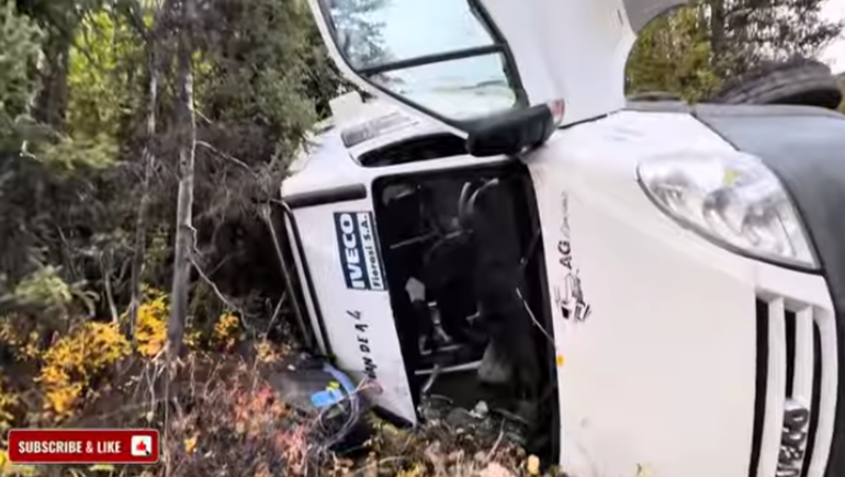En Alaska no tienen como arreglar la motorhome. 