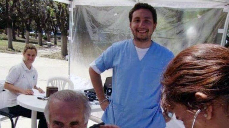 Guillermo Chauderón trabajó en una clínica privada de San Nicolás.