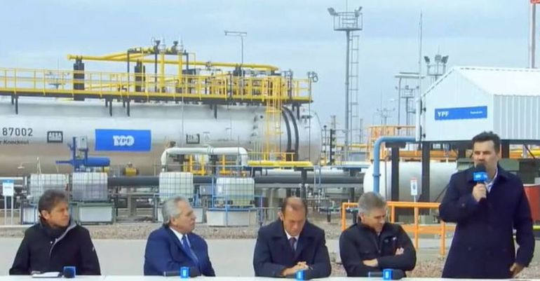 Martínez destacó el ahorro en importaciones que llegará con el gasoducto