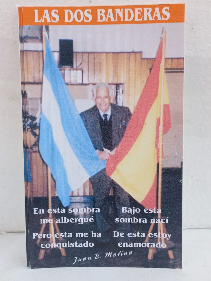 Con sus dos amores, España y Argentina. Foto: gentileza Con sus dos amores, España y Argentina. Foto: gentileza